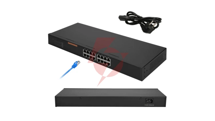 Switch 16x 10/100Mb/s, Obudowa Desktop Extralink HEXON
