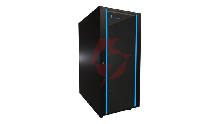 Szafa rack stojąca Extralink 27U 600x1000 Czarna