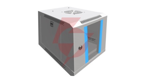 Szafa rack montowana na ścianie Extralink 6U 10 Szara