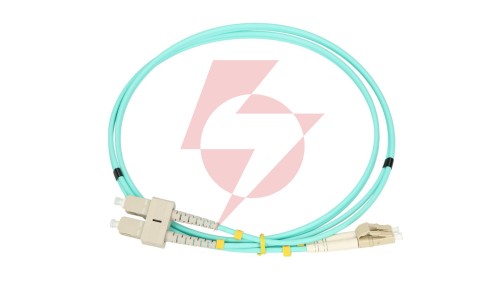 Patchcord Wielomodowy, OM3, Duplex, 3mm, 2m Extralink LC/UPC-SC/UPC
