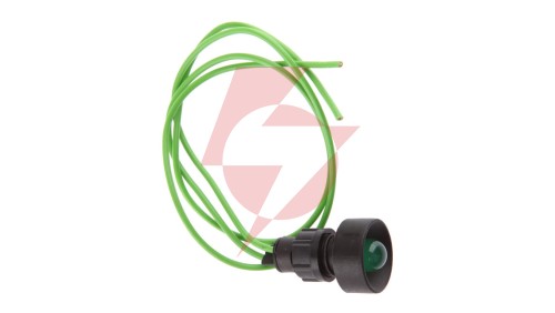 Lampka sygnalizacyjna 10mm zielona 230V AC KLP 10G/230V 84510005
