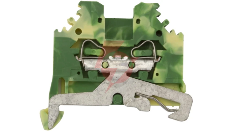 Złączka szynowa ochronna 2,5mm2 żółto-zielona 280-107
