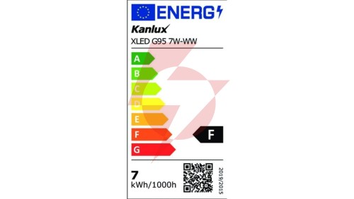 Żarówka LED E27 XLED G95 7W-WW 725lm 2500K barwa ciepła 36241