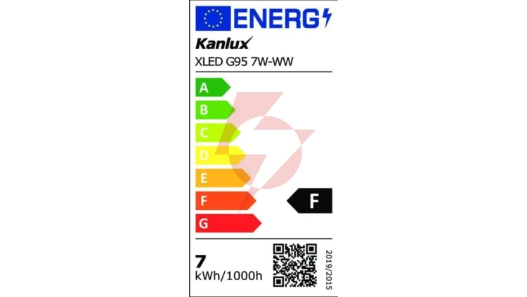 Żarówka LED E27 XLED G95 7W-WW 725lm 2500K barwa ciepła 36241