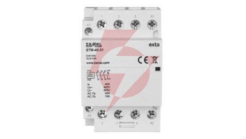 Stycznik modułowy instalacyjny 40A 3xZ+1R 230V AC typ: STM-40-31 EXT10000298