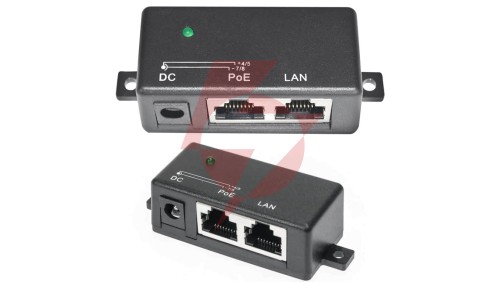 PoE Injector 1x 100Mb/s RJ45, Kostka Extralink 1 Portowy