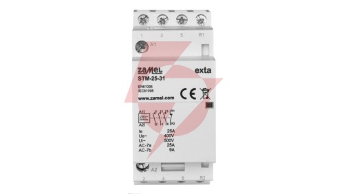 Stycznik modułowy cewka 25A 230V AC 3xZ 1xR TH35 EXTA ZAMEL STM-25-31 EXT10000292
