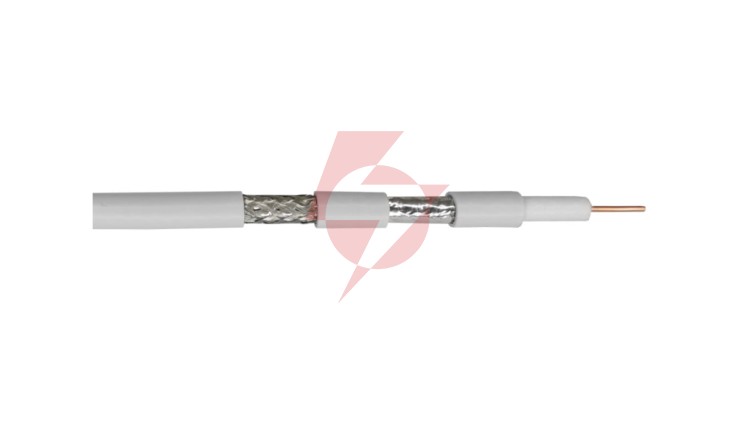 Przewód koncentryczny RG6 75 Om, 1.13/4.8/6.80 PVC Eca 500m