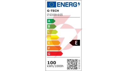 G-TECH Naświetlacz LED 100W 8000lm 4000K IP65 czarny GT-GCX100W-40