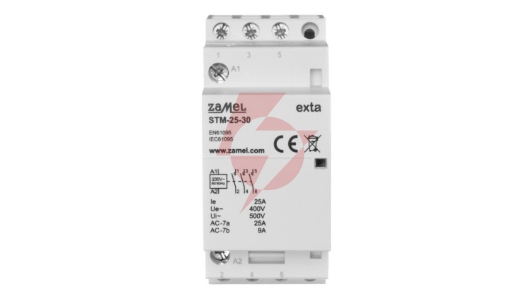 Stycznik modułowy instalacyjny 25A 3Z 230V AC, typ: STM-25-30 EXT10000291