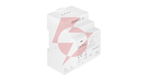 Zasilacz impulsowy montowany na szynie TH-35 (DIN) 60W 12V DC typ: ZTM-60/12 EXT10000283