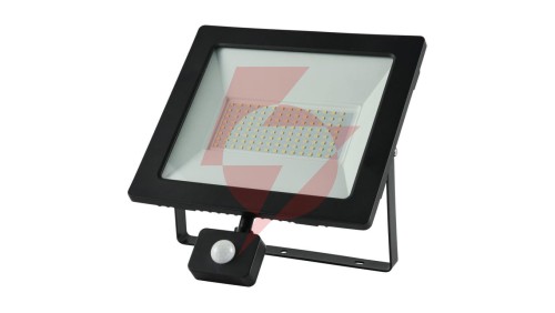 Projektor LED 100W 11500lm 4000K Premium z czujnikiem czarny IP44 GW-0017