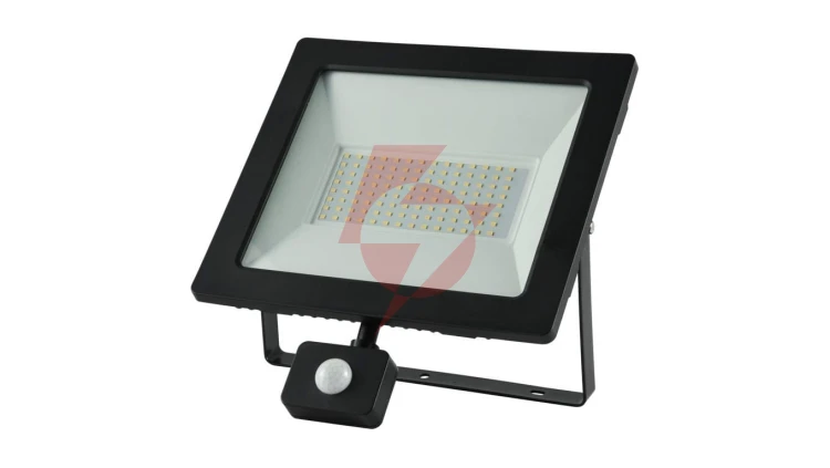 Projektor LED 100W 11500lm 4000K Premium z czujnikiem czarny IP44 GW-0017