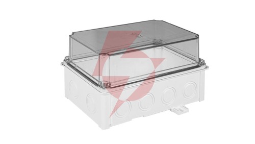 Obudowa hermetyczna 118x108x188 mm, bezhalogenowa, samogasnąca, odporna na UV, IP67, UL94 V2, SOH 110x180 biała 36432206