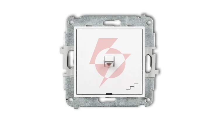 MINI Mechanizm łącznika schodowego w stylu amerykańskim biały mat 25MWPUS-3