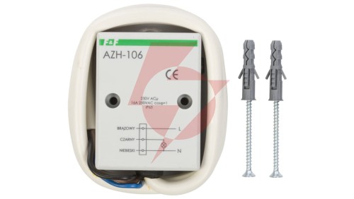 Automat zmierzchowy 16A 230V 2-1000lx obudowa IP65 AZH-106