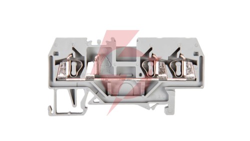 Złączka szynowa 3-przewodowa 2,5mm2 szara 280-681