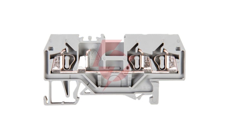 Złączka szynowa 3-przewodowa 2,5mm2 szara 280-681