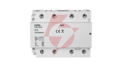 Stycznik modułowy instalacyjny 100A 4Z 230V AC typ: STM-100-40 EXT10000302