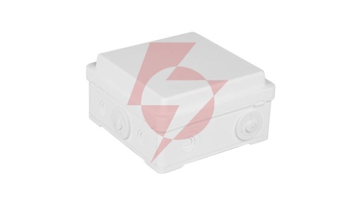 Puszka naścienna przyłączeniowa 100x52x100 mm, z 4 dławnicami, IP54, odporna na UV, NPP100 biała 35380006