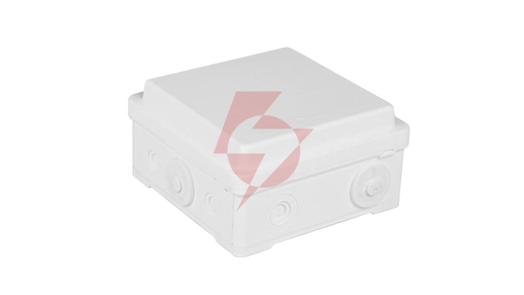 Puszka naścienna przyłączeniowa 100x52x100 mm, z 4 dławnicami, IP54, odporna na UV, NPP100 biała 35380006