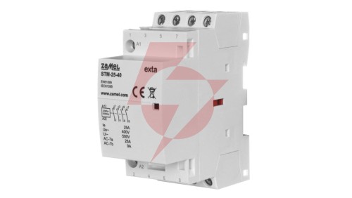 Stycznik modułowy instalacyjny 25A 4Z 230V AC, typ: STM-25-40 EXT10000295