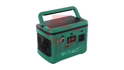 Przenośny magazyn energii, powerbank 568Wh 600W LiFePO4 VT-606 26.2Ah/21.6V 11442