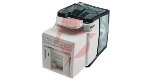 Moduł keystone RJ45 beznarzędziowy UTP kat.6A Podw. par. transmisyjne ALANTEC MB007-1
