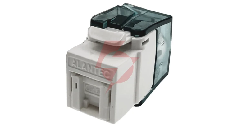 Moduł keystone RJ45 beznarzędziowy UTP kat.6A Podw. par. transmisyjne ALANTEC MB007-1