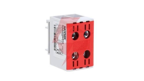 Złączka OTL50-2 kolor czerwony 2xAl/Cu 1,5-50mm2 1000V AC / 1500V DC Zacisk uniwersalny MAA2050R10