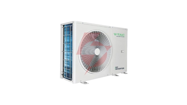 Pompa ciepła monoblok 16kW 3-faz V-TAC ATW +grzałka 9kW VT-M16KW-P3H9-W R32