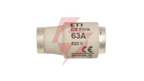 Wkładka bezpiecznikowa 63A DIII gF / BiWts 500V E33 002313103