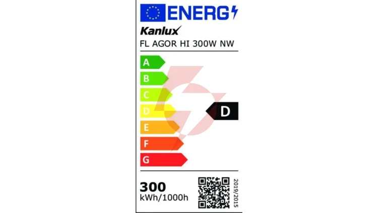 Projektor FL AGOR HI 300W NW 45000lm 4000K barwa neutralna IP65 5 lat gwar. czarny 33478