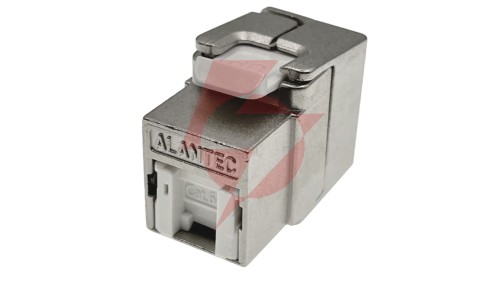 Moduł keystone RJ45 beznarzędziowy STP kat.6A PoE+ Podw. par. transmisyjne ALANTEC MB005-1