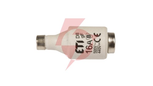 Wkładka bezpiecznikowa 16A DII gF / BiWts 500V AC/440V DC E27 002312105