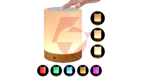 Bezprzewodowa Lampka Nocna Kolorowa RGB Sterowana Dotykiem I-LED TOUCH
