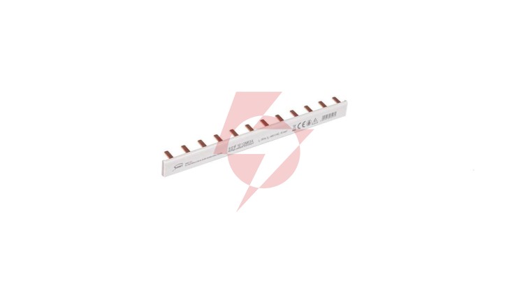 Szyna prądowa łączeniowa - sztyftowa 1-fazowa 63A 12 modułów 10 mm² 81995006