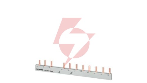 Szyna łączeniowa 3P 10mm2 sztyftowa 11 modułowa (dla RCCB 3+N z prawej strony) pełna izolacja 5ST3624