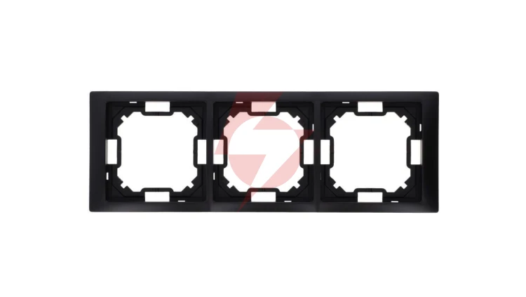 Simon Basic Ramka 3-krotna Neos IP20 czarny mat BMRC3/49
