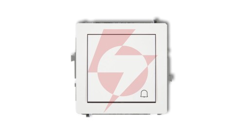 DECO Mechanizm łącznika zwierny dzwonek, biały mat 25DWP-4