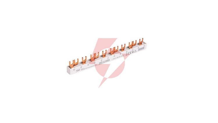 Szyna prądowa łączeniowa - widełkowa 3-fazowa 63A 12 modułów 10 mm² 81992006