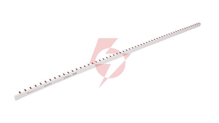 Szyna prądowa łączeniowa - sztyftowa 1-fazowa 63A 57 modułów 10 mm² 81995106