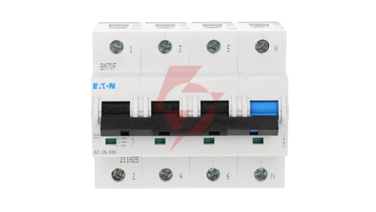Wyłącznik nadprądowy 3P+N D 80A 20kA AC AZ-3N-D80 211825