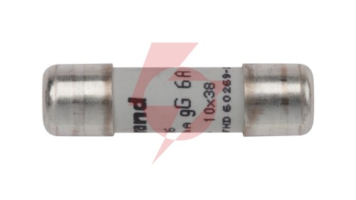 Wkładka bezpiecznikowa cylindryczna 10x38mm 6A gL 500V HPC 013306