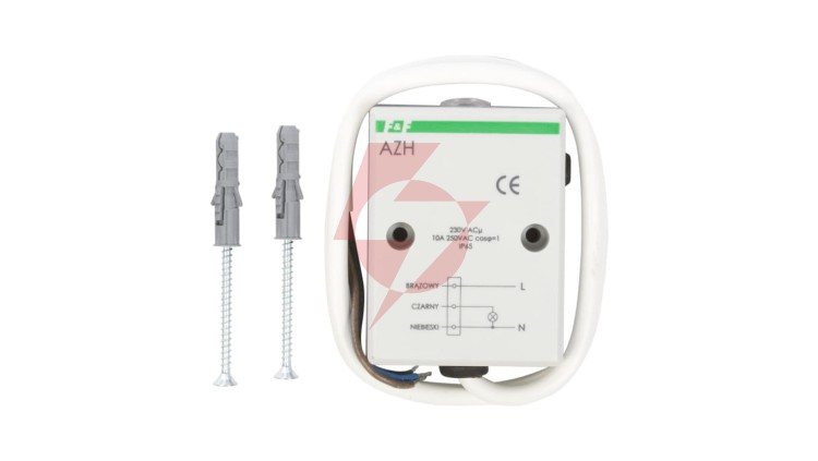 Automat zmierzchowy 10A 230V 2-1000lx obudowa IP65 AZH