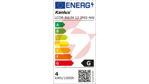 Taśma LED 12V LCOB 8W/M 12 IP65-NW 720lm/m 4000K Ra90 IP65 rolka 5mb 3 lata Gwarancji 33367