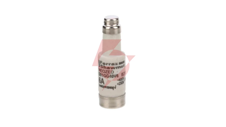Wkładka bezpiecznikowa D01 gG 400VAC /250VDC 6A B215695