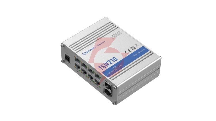 Switch 8x RJ45 1000Mb/s, 2x SFP Teltonika TSW210