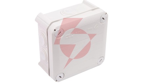 Puszka n/t odgałęźna 114x114x57 IP66 T 60 2007061 dławiki elastyczne /5szt./