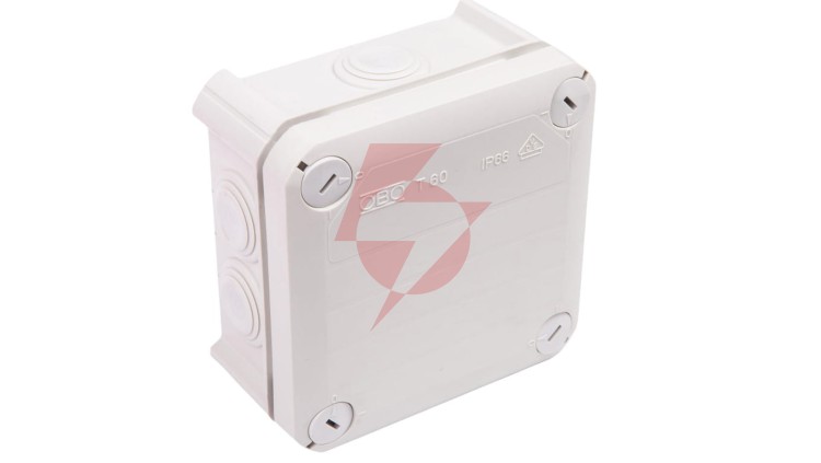 Puszka n/t odgałęźna 114x114x57 IP66 T 60 2007061 dławiki elastyczne /5szt./
